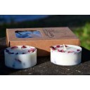 Laureta Candles rapšu vaska tējassveces ar augiem un litsea ēterisko eļļu, 2gb